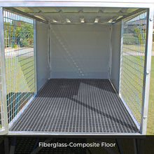 Raised Dog Kennel Farm & Yard Fiberglass Composite Floor Dog Friendly Floor