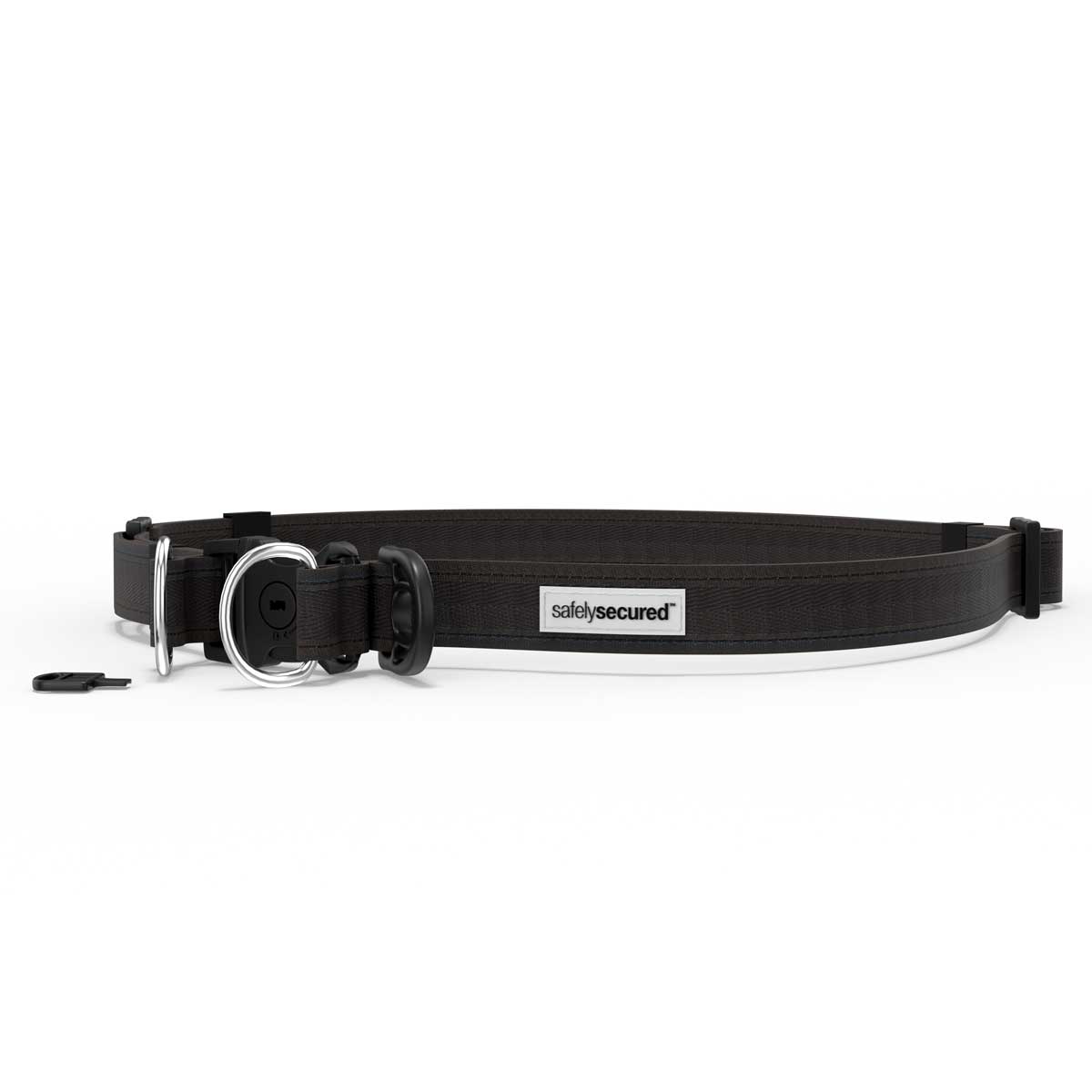 Safely Secured Anti-theft belt on white background